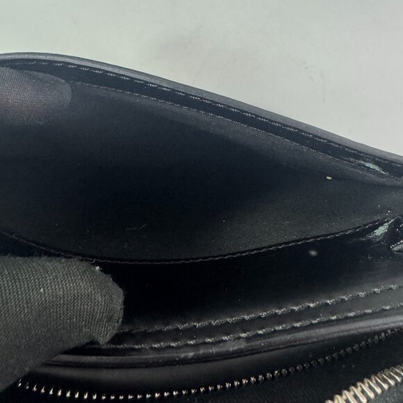 Authentic Bally Black Leather Zip-Around Organizer/Wallet Men's Wristlet - Picture 9 of 13